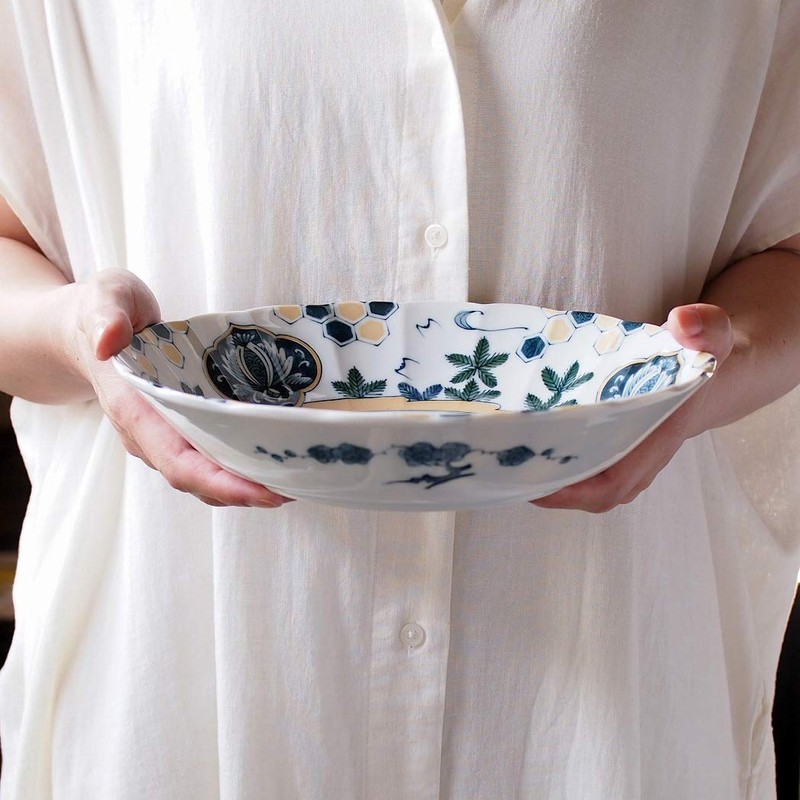 AWASOME AWASOME Tortoise Pine Crest 8.0 Deep Plate, Blue