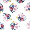 Hudson Baby Unisex Baby Cotton Fitted Crib Sheet, Blush Navy