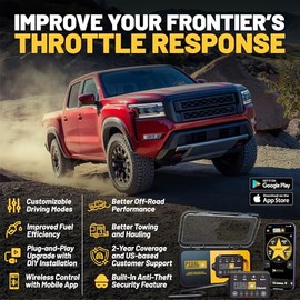 PEDAL COMMANDER para Nissan Frontier NP300 Accesorios 2006+, King Cab, Crew Cab, SV, Pro-4X, Desert Runner, 2.5 L, 3.8 L, 4.0 L, Controlador de respuesta del acelerador