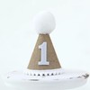Ereniko Brown Boho 1st Birthday Hat Boy One Party Cone