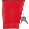 Fire Department Lock Box – Red Wall-Mounted Steel Emergency Key
