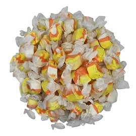 Gourmet Soft and chewy Salt Water Taffy Candies - Individually Wrapped - Bulk bags (Candy Corn, 3 Pound (Pack of 1))