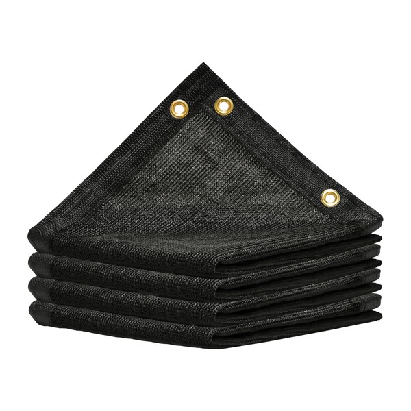 ShadeMart 90% Shade Cloth, Black 8' x 16' Outdoor Dog