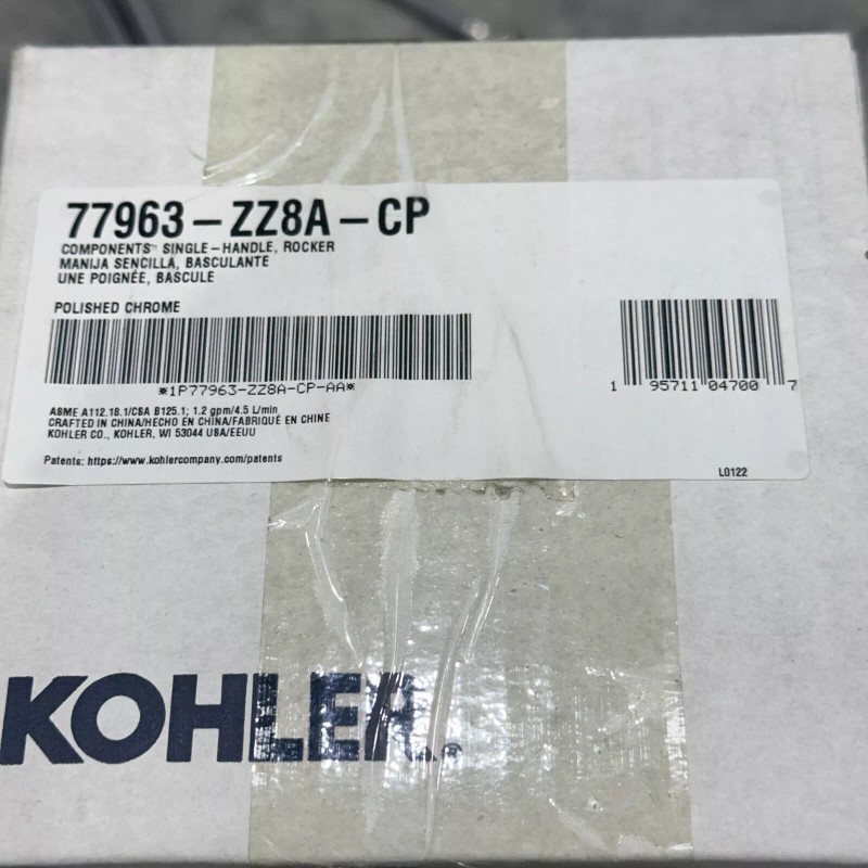 Kohler K-77963-8A-CP Components Bathroom Sink Rocker Handle