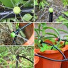 Rolcoassuns 100Pcs 1/4 Inch Adjustable Irrigation Drippers, 360° Micro Drip