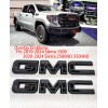 Auto Front Rear Black Emblem Overlay 2019-2024 GMC Sierra 1500