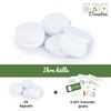 DIY Creation Set of 24 Reusable Universal Lids Compatible with