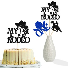First R*deo Centerpiece Sticks, First Rode* Birthday Party Decorations, Western Cowb*y Theme Birthday Party Decorations, Baby Shower Birthday Party Supplies 12 PCS