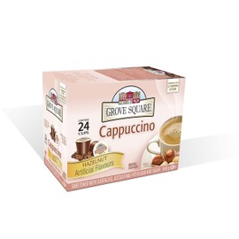 Grove Square Cappuccino Mix, Hazelnut, 24 Single Serve Cups