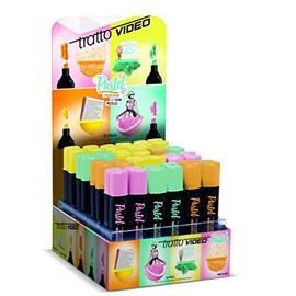 Tratto 12 Highlighters Video Pastel Pink Grapefruit