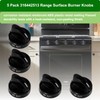 5 Pack 316442513 Range Surface Burner Knobs,Stove Control Knobs Replacement