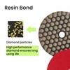 ComeFloor Dry Diamond Polishing Pads 4 Inch 3 Step Buffing