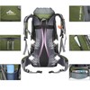 Loowoko 50L Hiking Backpack with Rain Cover - Lightweight &