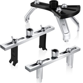 Frienda 3 Pieces Universal Fuel Pump Removal Tools Car Adjustable Fuel Pump Lock Ring Module Spanner Wrench Tank Lid Cover Remove Spanner Install Tools