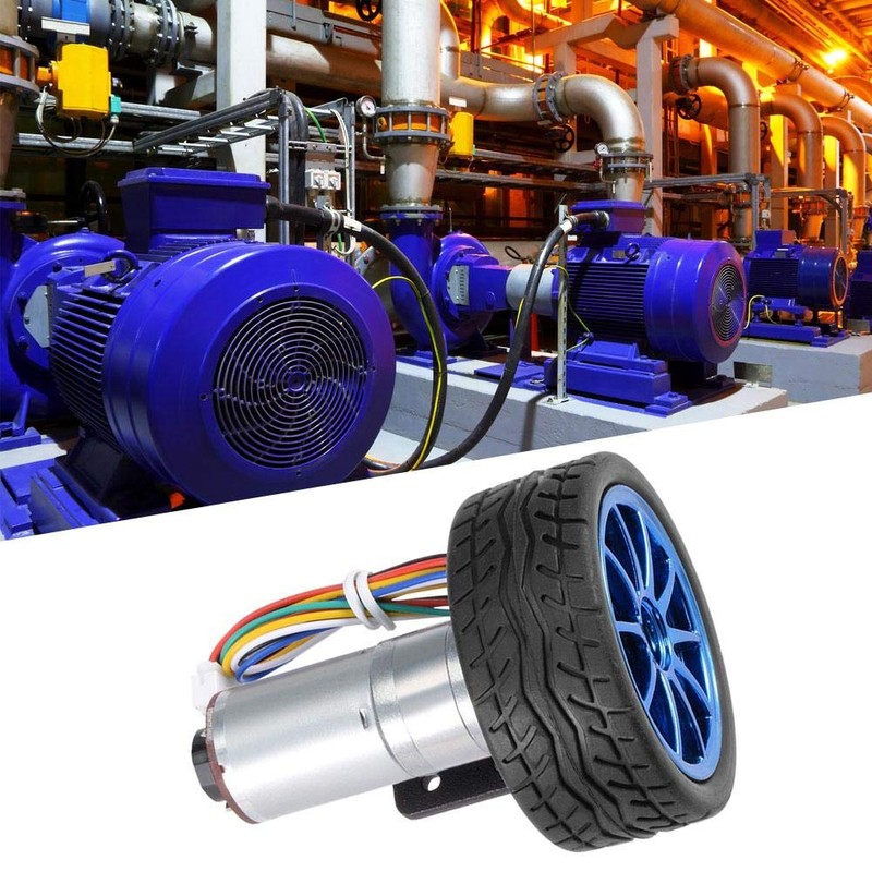 DC12V DIY Encoder Gear Motor for Smart Car Robot with