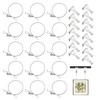 15 Pcs Picture Rail Hooks Molding Hooks Picture Rail Hangers,Adjustable