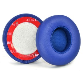 Solo3 Ear Pads Cushions Replacement for Beats Solo 2 & Solo 3 Wireless On-Ear Headphones, Ear Cushions Memory Foam Earpads with Soft Protein Leather Blue
