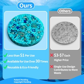 Reusable Picky Fidget Pad Over 30 Times, Skin Picking Fidget Toys, Reusable Picking Pad, Remeltable Big Pick Party Toy, Dermatillomania Toys for Anxiety, Relief Stress, Gifts for Adults