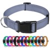 TagME Reflective Nylon Dog Collars, Adjustable Classic Dog Collar with