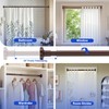 Bonpally Shower Curtain Rod, Adjustable 32-75 Inches Spring Tension Rod,