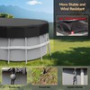 LXKCKJ 8x14 FT Oval Pool Cover with Above Ground Pool,