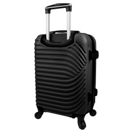 Dejuno Craft Hardside 3-Piece Lightweight Spinner Luggage Set - Black