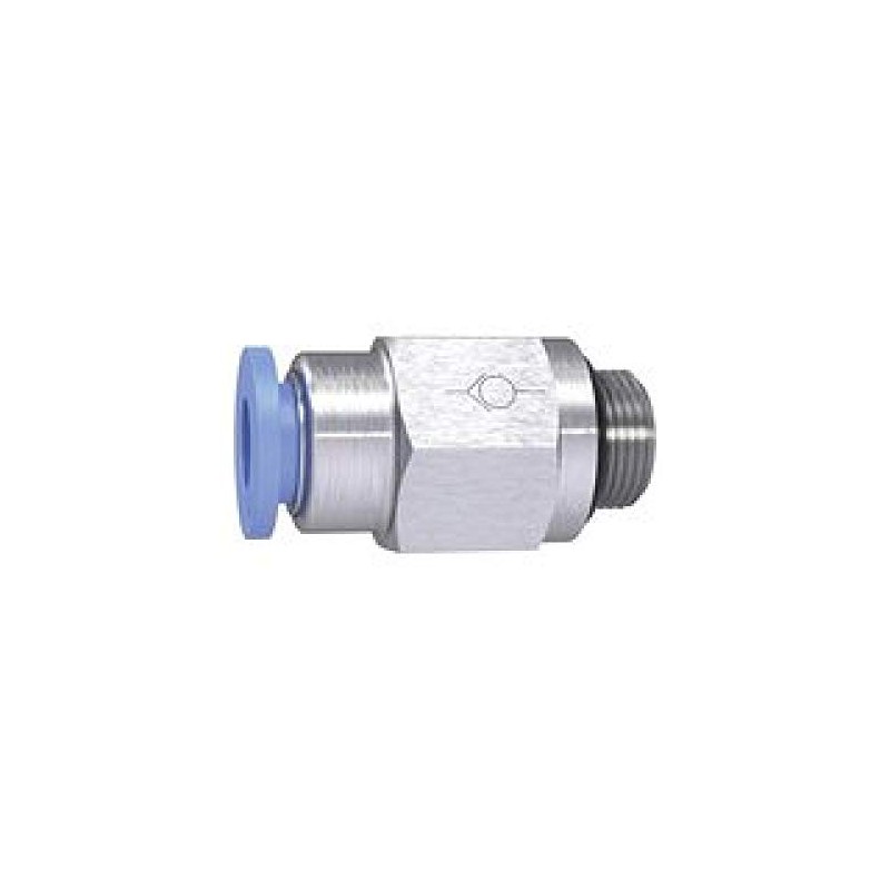 Straight check valve "Blue Series" hose thread, G 1/8 a.