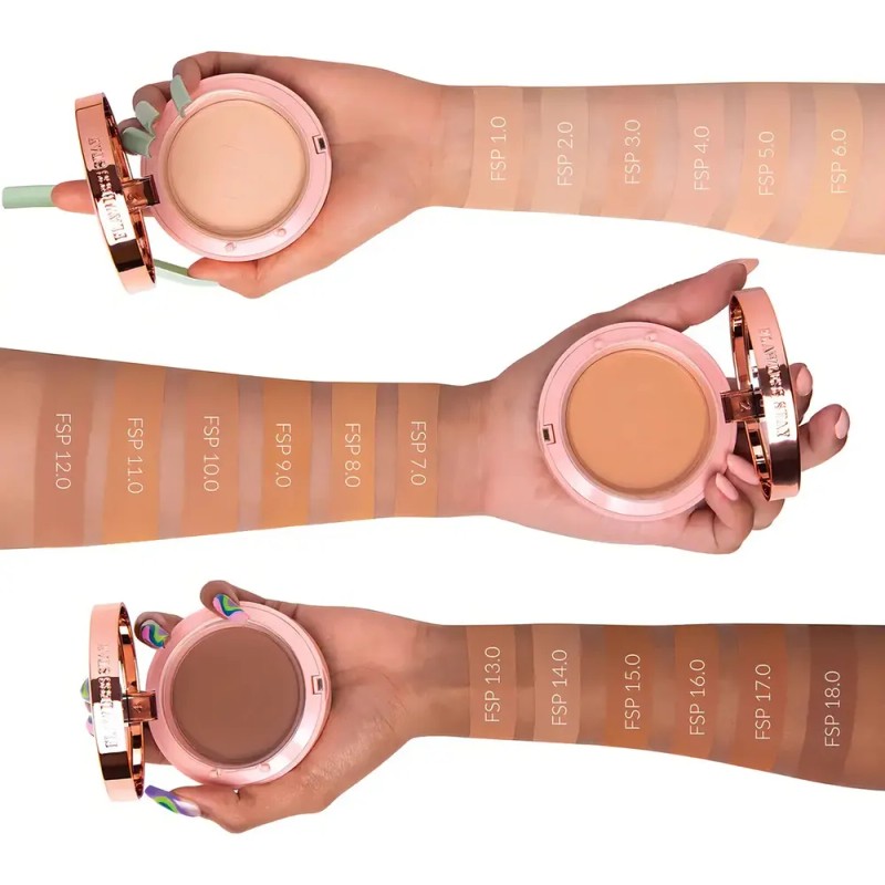 Beauty Creations Base En Polvo Compacto Flawless Stay Tono 8.0