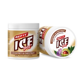 REFIT ICE gel Comfrey & Horse Chestnut, 230 ml, Extra Strong Pain Gel, Instant and Long-Lasting Effect, Gel from the World Famous Karlovy Vary