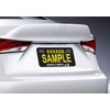 Adventure License Plate Frame Happy Camper UV Printed Plastic
