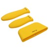 Silicone Hot Handle Holders 3-Pack Mix (Yellow)