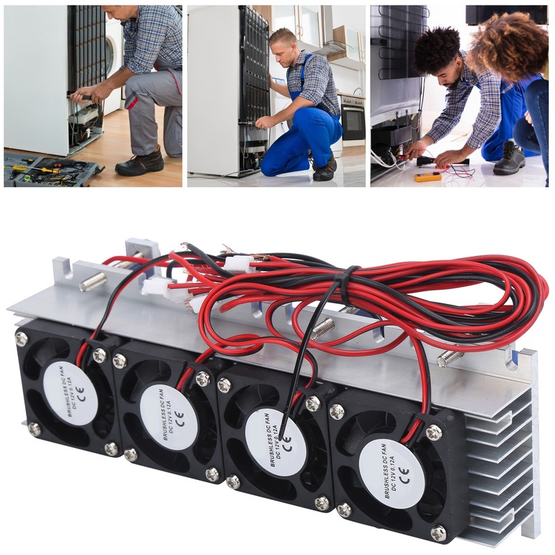 288W Peltier Thermoelectric Refrigeration Cooler DC 12V Semiconductor Air Conditioner