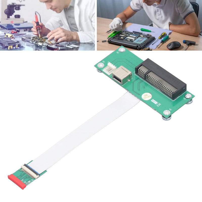 NGFF M.2 Key A/E to PCIE Express 8X USB Adapter