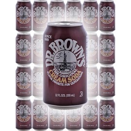 Dr. Brown Cream Soda 6 pack, 12-ounces (Pack of 4)