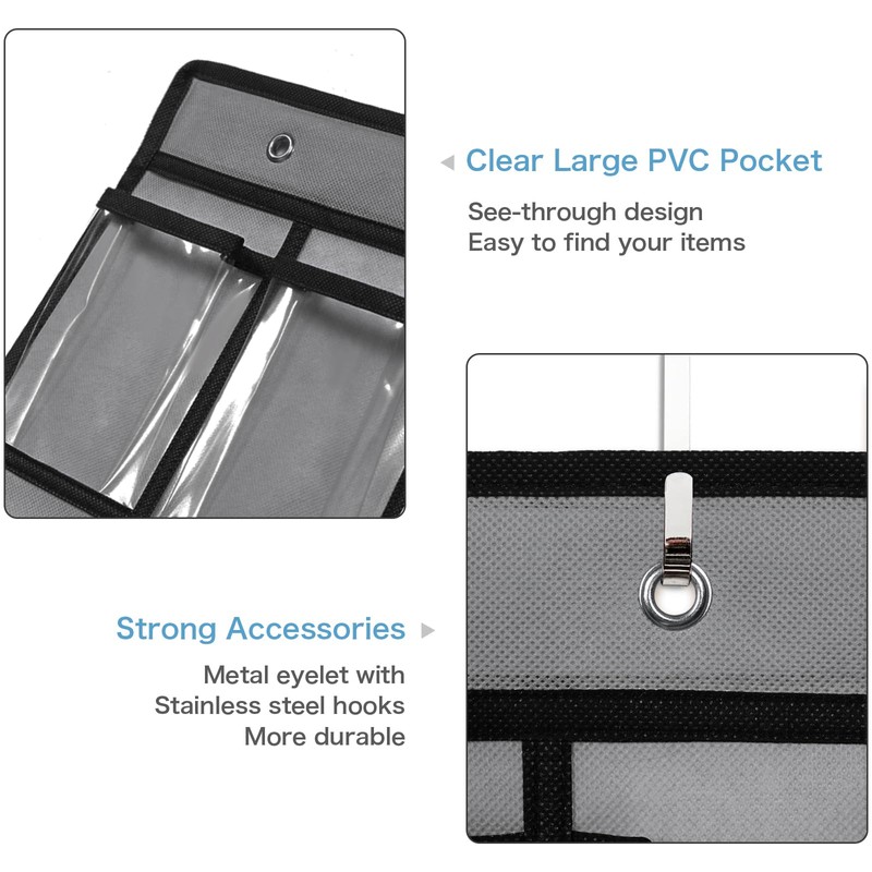 SAVERHO 42 Pocket Classroom Pocket Chart for Cell Phones and