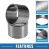 A ABSOPRO Motorcycle Exhaust Air Muffler Pipe Gasket 45mm Inner