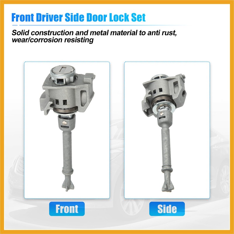 Partuto 1 Set Front Door Lock Cylinder Set Kit with