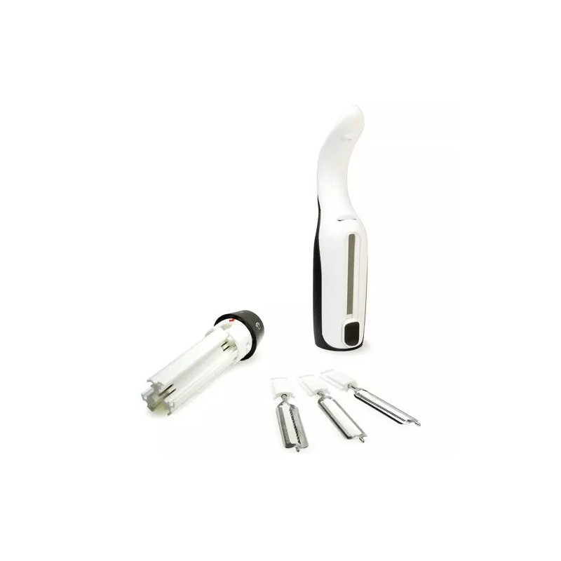 Prepara Trio-Tri Blade Peeler, 1-Pack, White