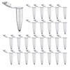 LAMXD 100PCS 1.5 ML Centrifuge Tubes Micro Plastic Centrifuge Tube