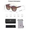 SOJOS Classic Square Polarized Sunglasses Womens Mens Retro Trendy Shades
