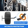 HOFURME 4-Pack Tire Rack Wall Mount, Heavy Duty Hooks for