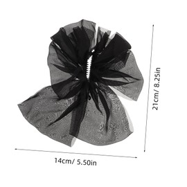 NOLITOY 4pcs Bow Clips for Women Elegant Multi Layer French Banana Hair Holders Cute Barrettes for Daily Styling Reliable Grip Comfortable Back of Head Design