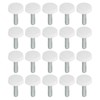 PATIKIL M4x14 mm Knurled Thumb Screws 20pcs Male Thread Round