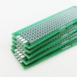 Double-Sided Prototype PCB / Circuit Board for Arduino & Universal Prototyping 4x6 Double-Sided PCB (P00283) 100ea