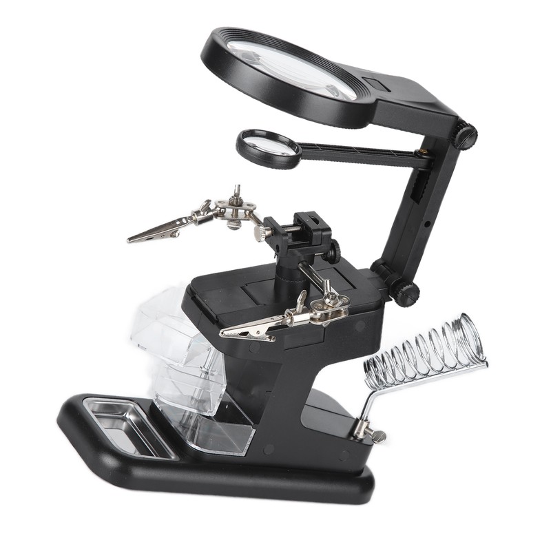 TH‑7026 Desktop Magnifying Glass with 10LED Light Welding Magnifying Glass