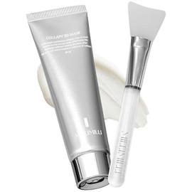 Collapy 3D Mask | Vegan Collagen Peel Off Face Mask with Jelly Brush for Firming & Glowing Skin | 500 Dalton Hydrolyzed Collagen | Reduces Sagging & D