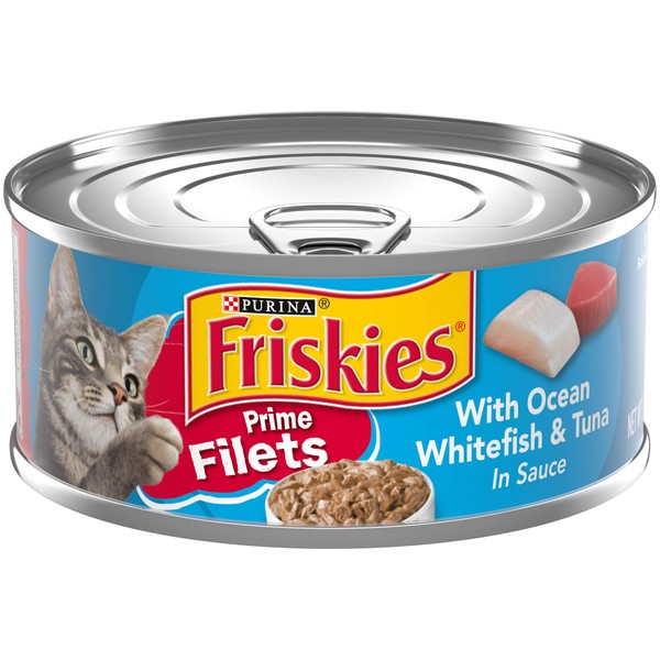 Purina Friskies Wet Cat Food, Prime Filets - (24) 5.5 oz. Cans