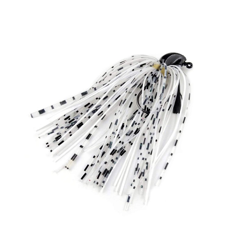 Orurdo Fishing Tackle Rubber Jig, 5 Color Set, Basic Blackhead