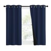 NICETOWN 100% Blackout Curtain Set, Thermal Insulated & Energy Efficiency