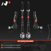 A-Premium Set of 4, Front Inner & Outer Tie Rod